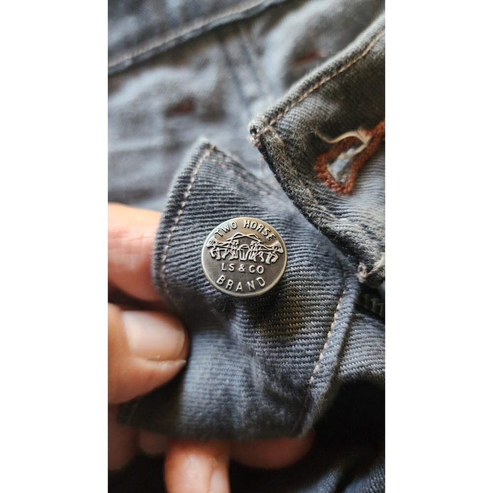 Levi's 511 Slim Fit Denim Jeans Men's 36x29 Black/Grey Slate 9 Pockets A17 - Picture 13 of 13